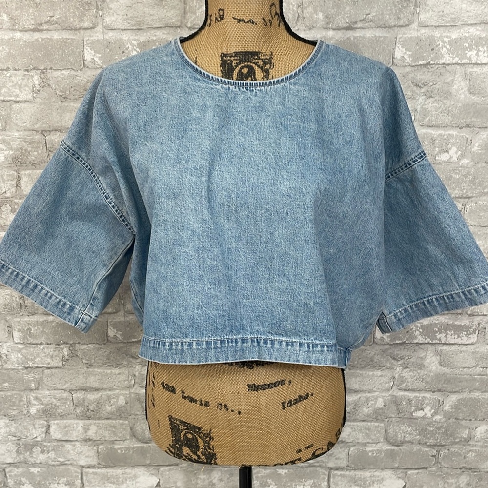 Gap Button Back Denim Shirt